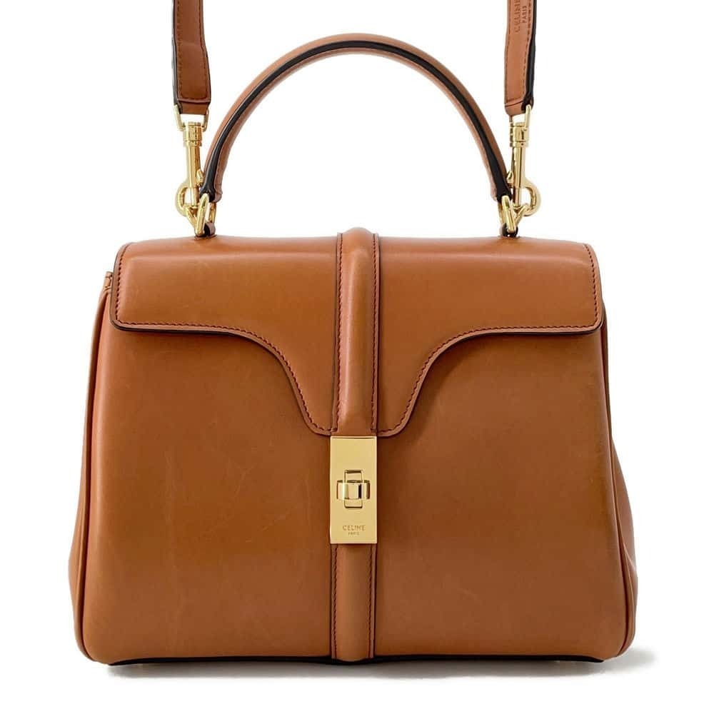 Celine handbag Seize Leather bag shoulder